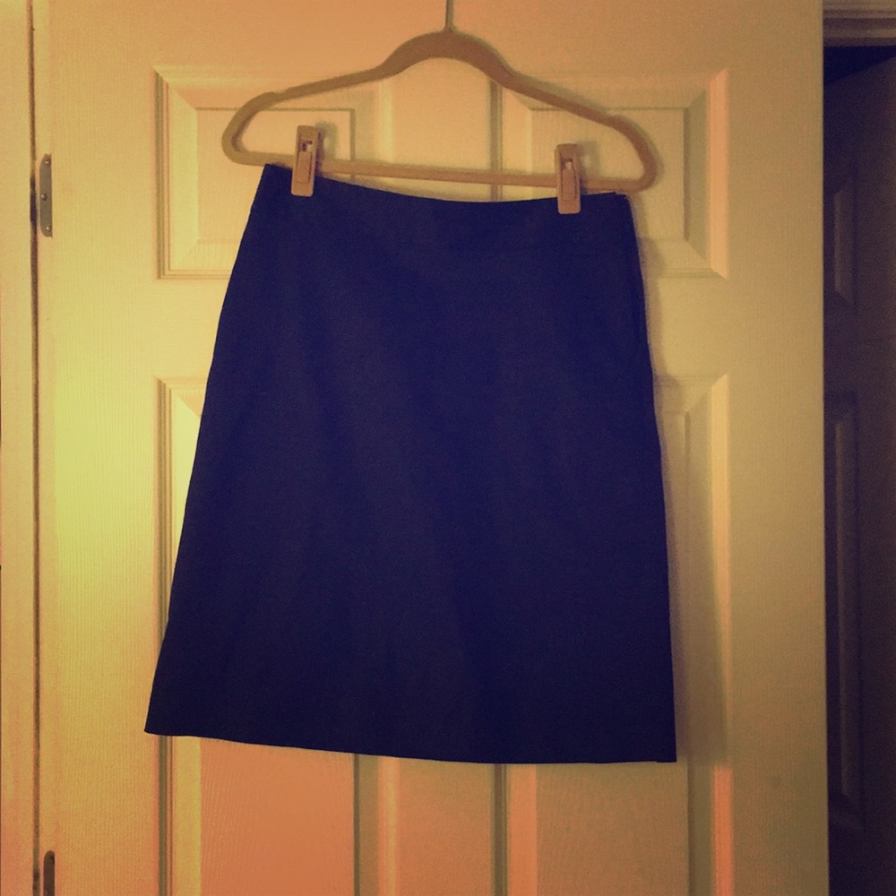 Banana republic black pencil skirt
